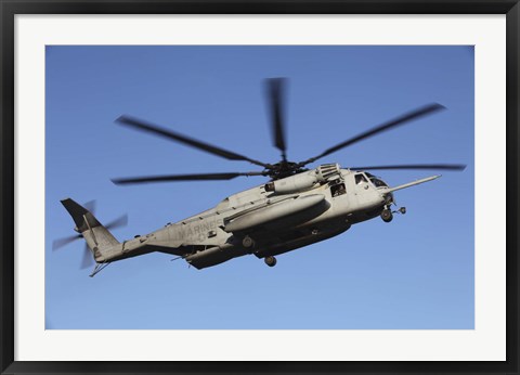 Framed US Marine Corps CH-53 Sea Stallion Print