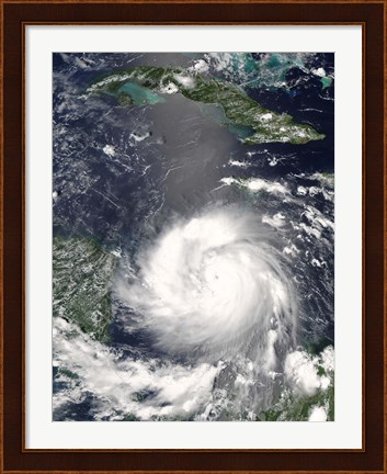 Framed Hurricane Felix Print