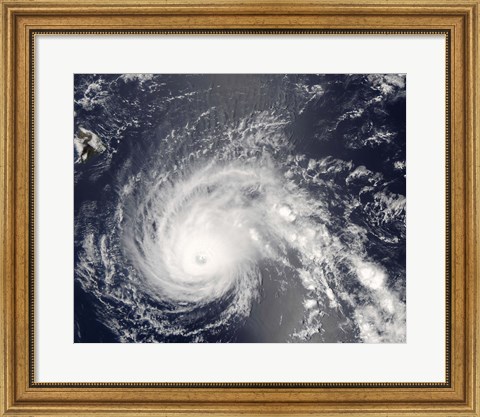 Framed Hurricane Flossie Print