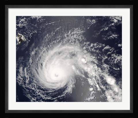 Framed Hurricane Flossie Print