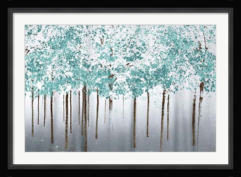 Framed Into the Woods Print