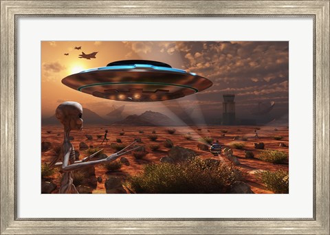 Framed Area 51 Print