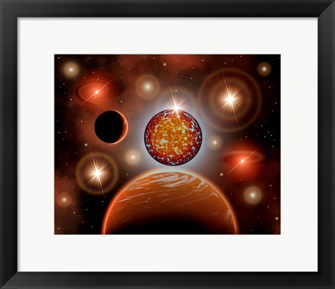 Framed Cosmic Place Print