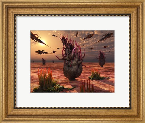 Framed Artificial Insects Print