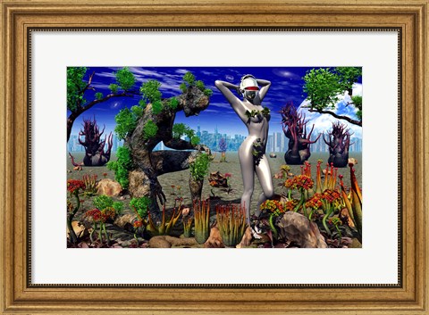 Framed Nature (Slave to Technology) Print