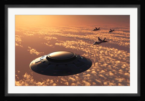 Framed American F-22 Raptor Aircraft Print