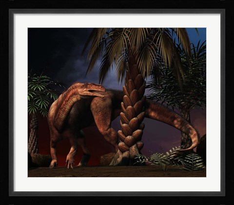 Framed Plateosaurus Print