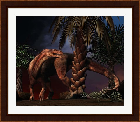 Framed Plateosaurus Print