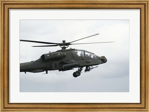 Framed AH-64D Apache Print