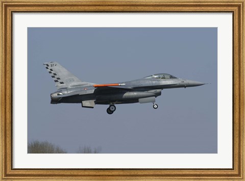 Framed F-16C Fighting Falcon of the Italian Air Force Print