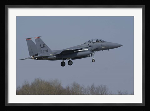 Framed US Air Force F-15E Strike Eagle Print
