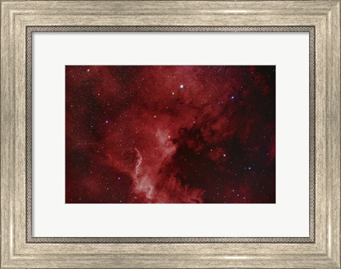 Framed NGC 7000, The North America Nebula Print