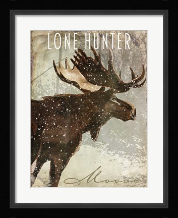 Framed Winter Game Four Print