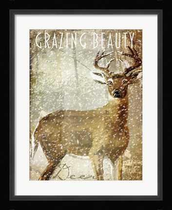 Framed Winter Game Two Print