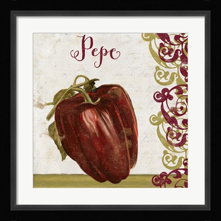 Framed Cucina Italiana Vii Print