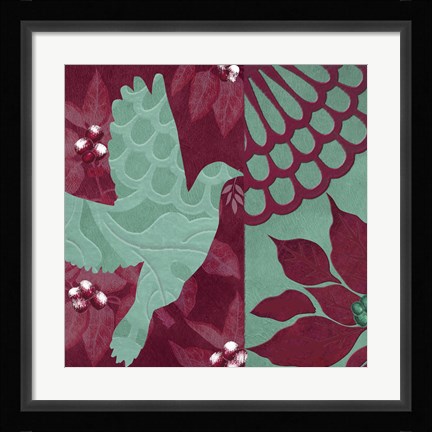 Framed Woodland Winter III Print