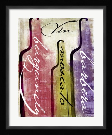 Framed Wine Tasting II Print