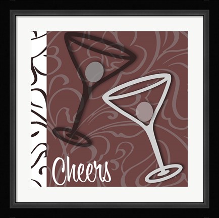 Framed Cheers 1 Print