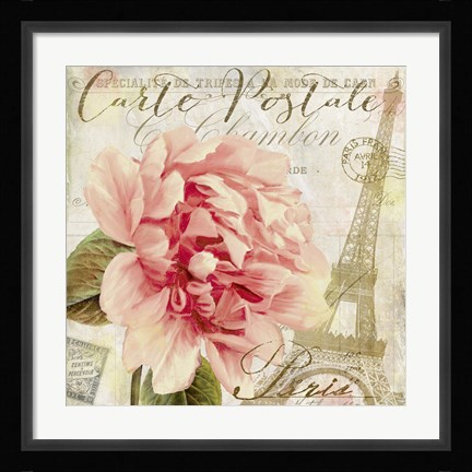 Framed Bonjour One Print