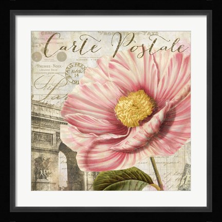 Framed Bonjour Two Print