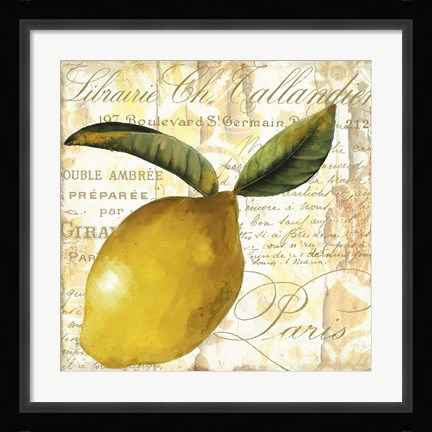 Framed Cafe d'Or IV Print