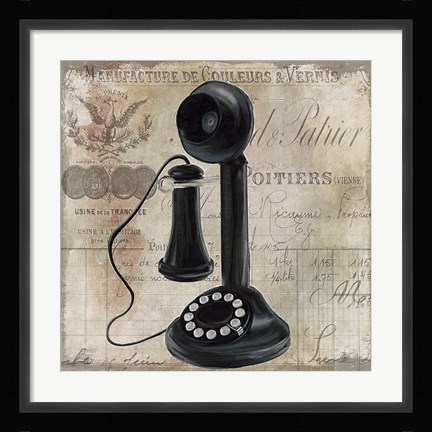 Framed Call Waiting I Print