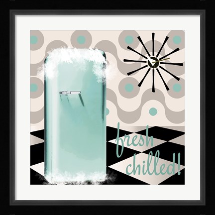 Framed Fifties Kitchen II Print