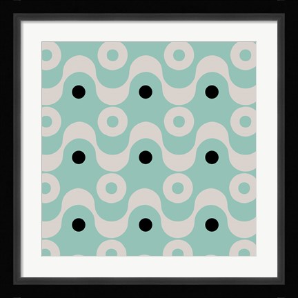 Framed Fifties Patterns II Print