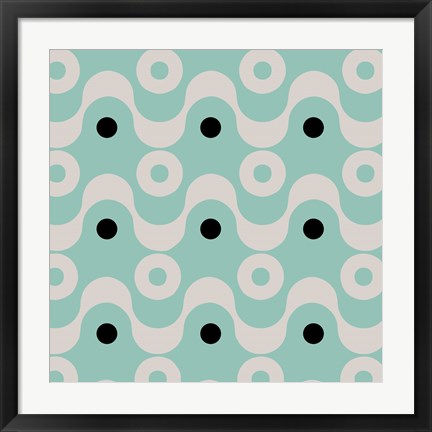 Framed Fifties Patterns II Print