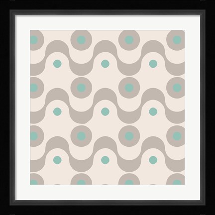 Framed Fifties Patterns III Print