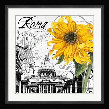 Framed Italia II Print