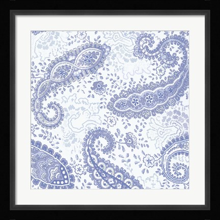 Framed Kasbah Blue IV Print