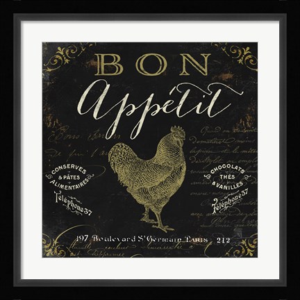 Framed La Cuisine V Print