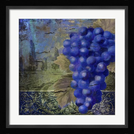 Framed Vino Blu One Print