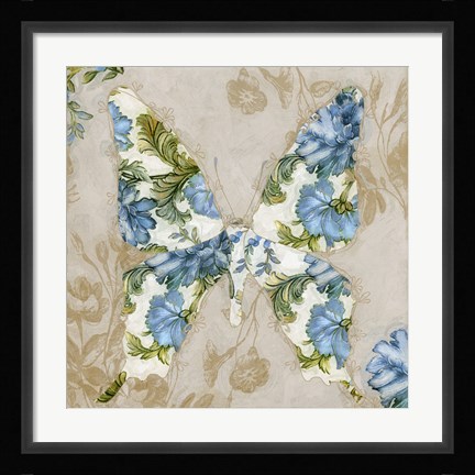 Framed Winged Tapestry I Print