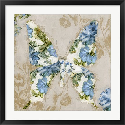 Framed Winged Tapestry I Print