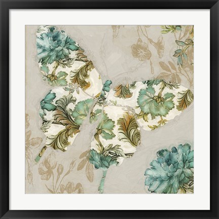 Framed Winged Tapestry II Print