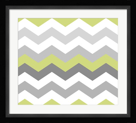 Framed Calyx Chevron Print