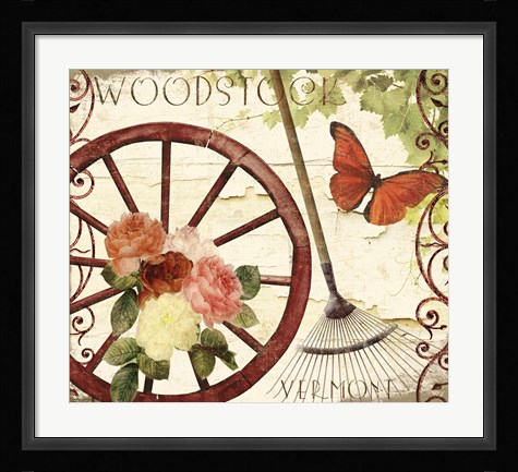 Framed Vermont Summer I Print