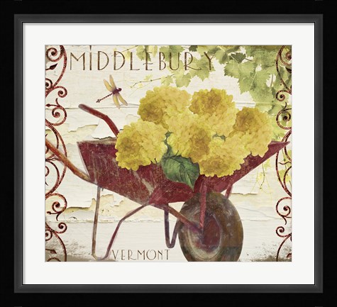 Framed Vermont Summer II Print