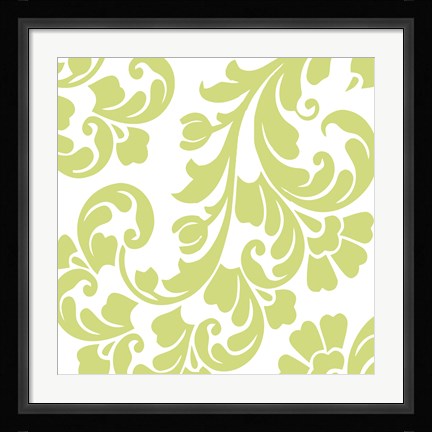 Framed Calyx Damask Print
