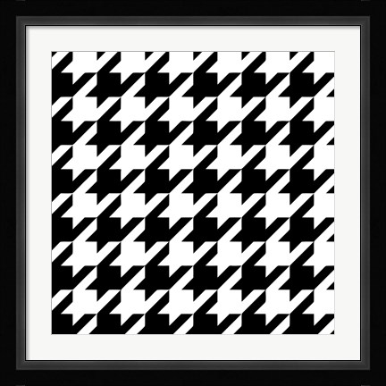 Framed Houndstooth II Print