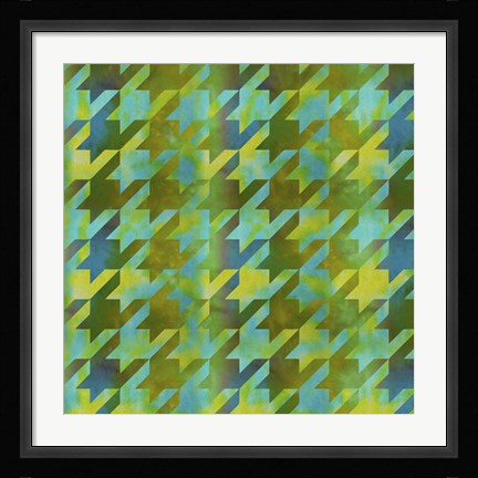 Framed Houndstooth VII Print