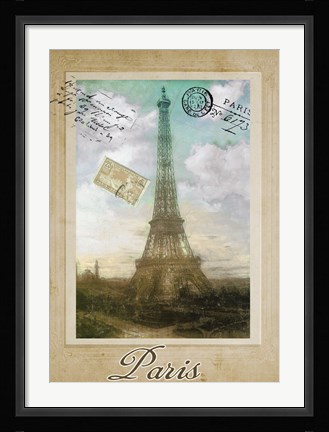 Framed European Vacation II Print