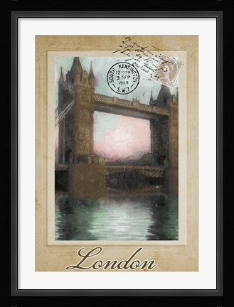 Framed European Vacation III Print