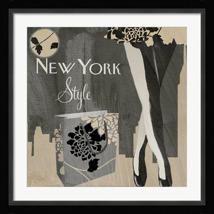 Framed New York Style II Print
