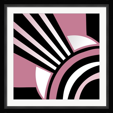 Framed Daring Deco I Print