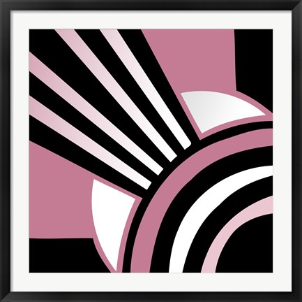 Framed Daring Deco I Print