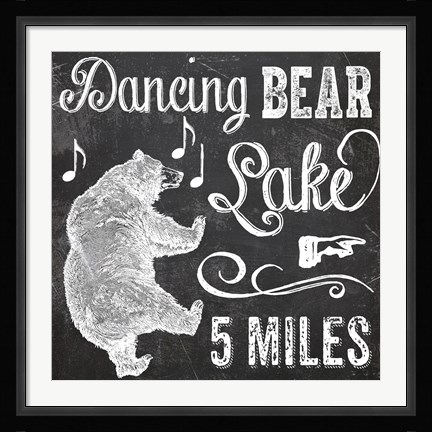 Framed Lake House II Print