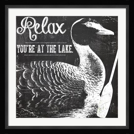 Framed Lake House IV Print